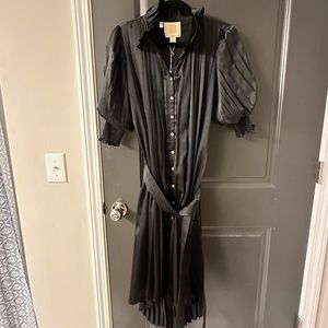 BRAND NEW Emily McCarthy midi hi-low dress.